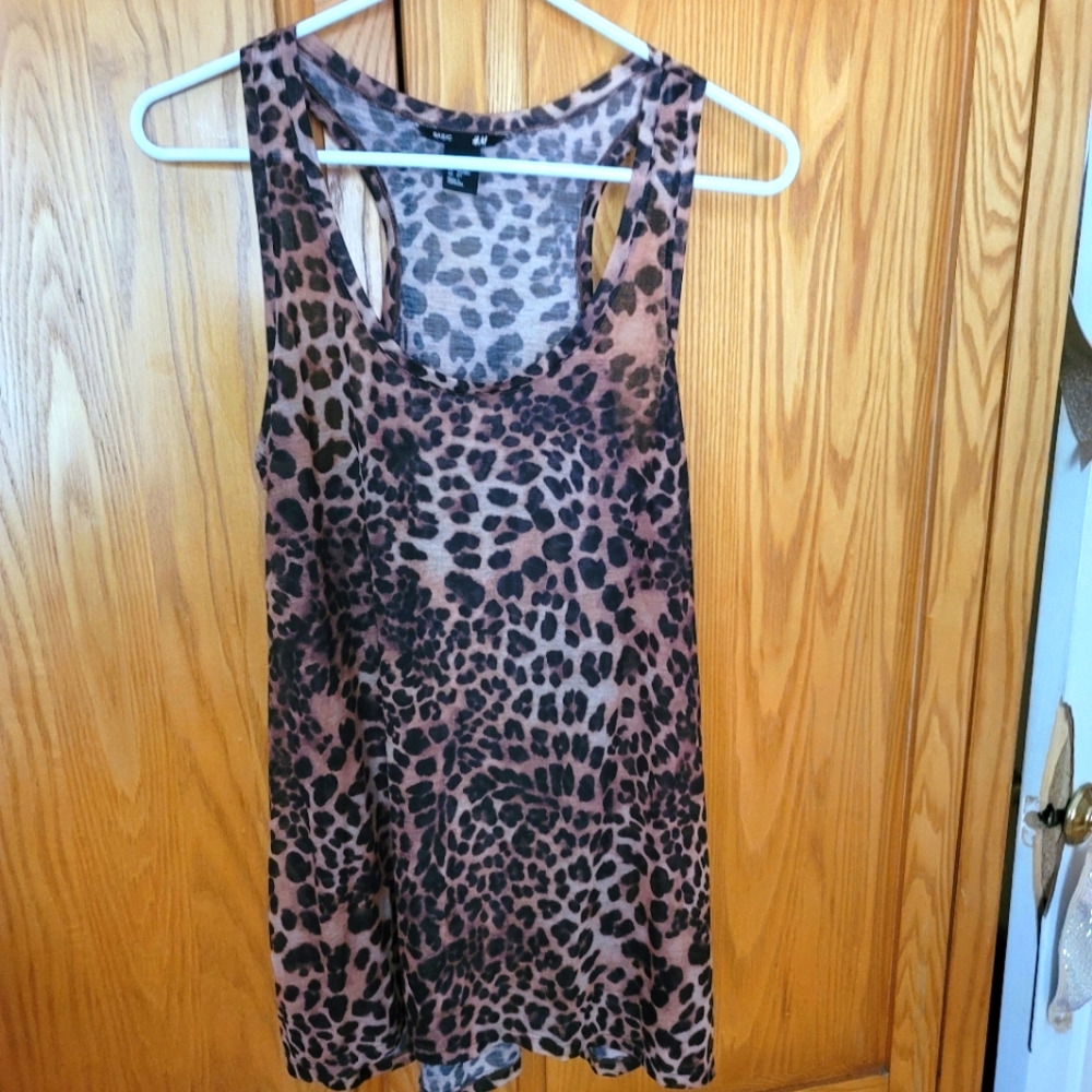 Leopard Print Flowy Top